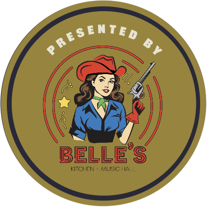 Presented by Belle’s Kitchen + Music Hall round badge